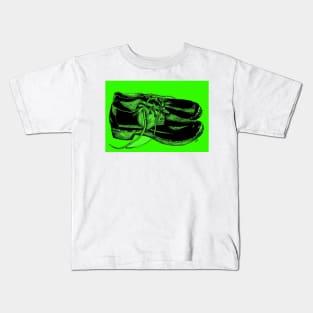 Clogs in Green Kids T-Shirt